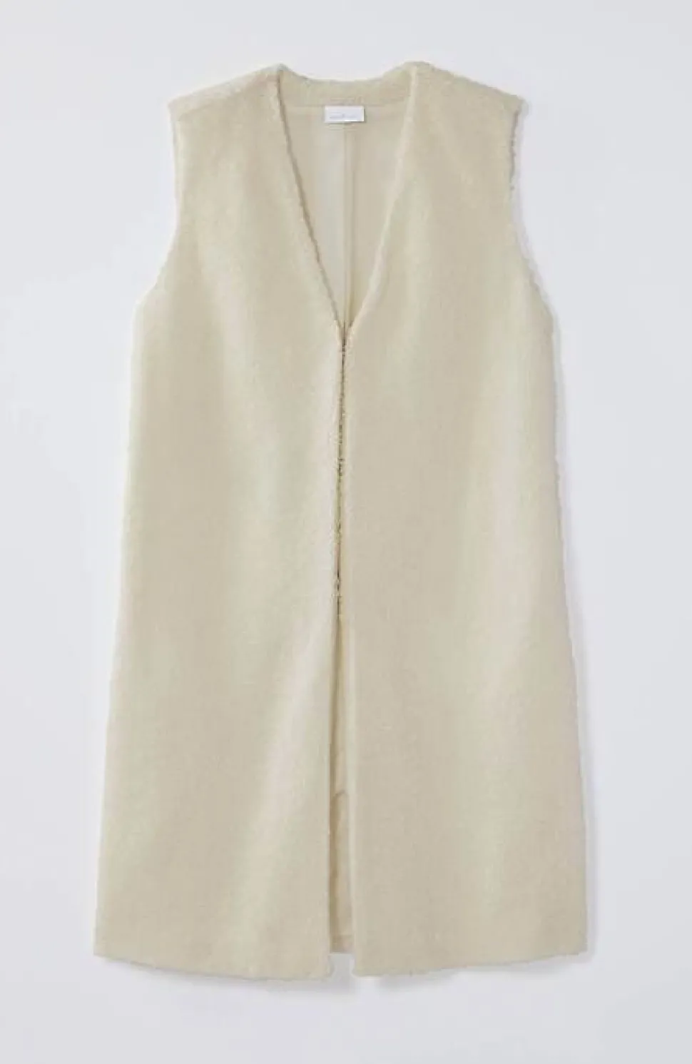 Pure Jill Long Teddy Vest | Jjill