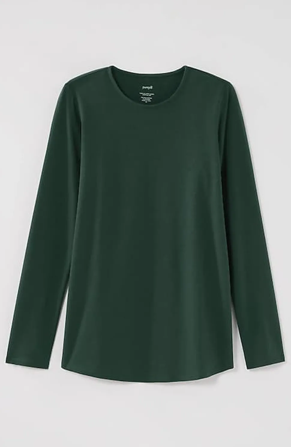 Pure Jill Long-Sleeve Shirttail Tee | Jjill