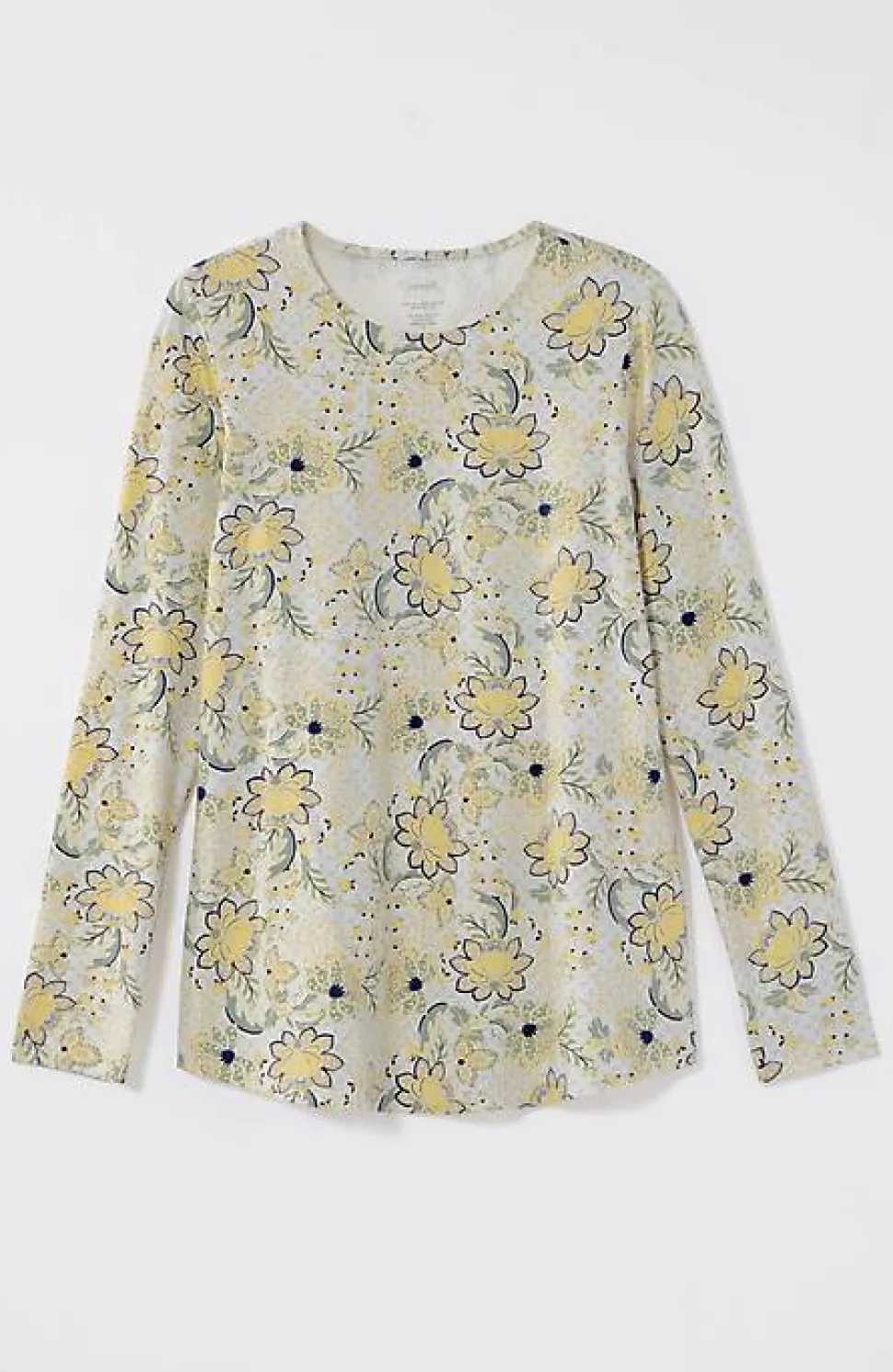 Pure Jill Long-Sleeve Shirttail Tee | Jjill