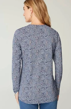 Pure Jill Long-Sleeve Shirttail Tee | Jjill