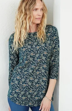 Pure Jill Long-Sleeve Shirttail Tee | Jjill