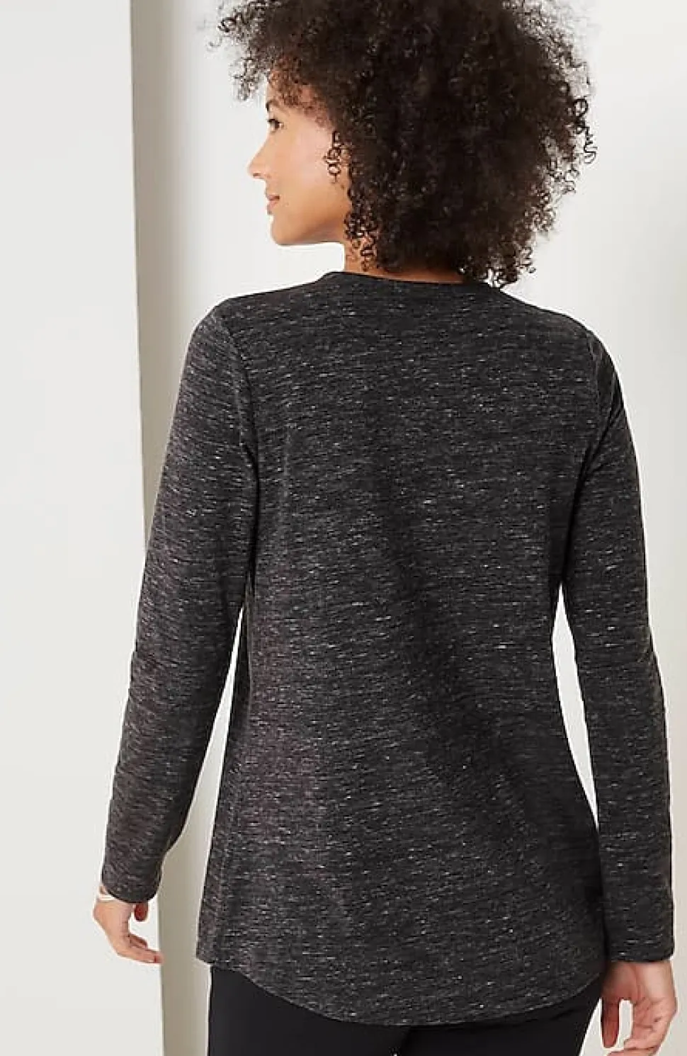 Pure Jill Long-Sleeve Shirttail Tee | Jjill