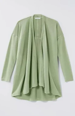 Pure Jill Mineral-Dyed Draped-Front Jacket | Jjill