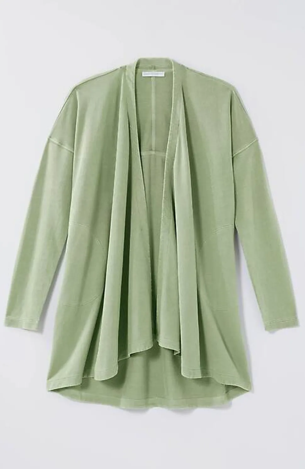 Pure Jill Mineral-Dyed Draped-Front Jacket | Jjill