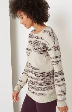 Pure Jill Multicolored Intarsia Sweater | Jjill