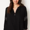 Pure Jill Multicolored Whipstitch Top | Jjill
