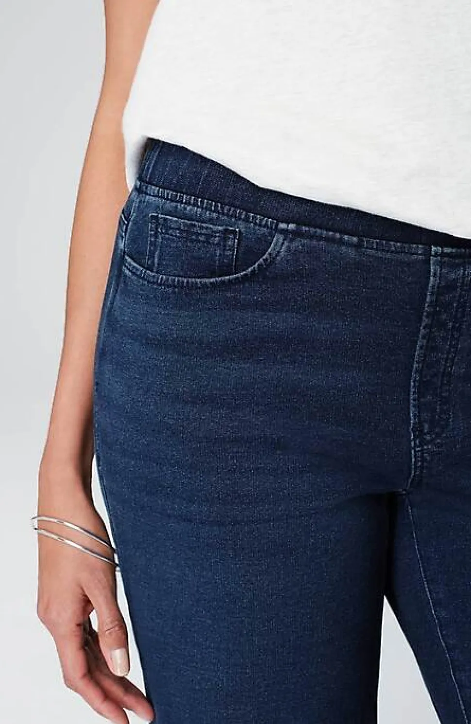 Pure Jill 5-Pocket Knit Wide-Leg Jeans | Jjill