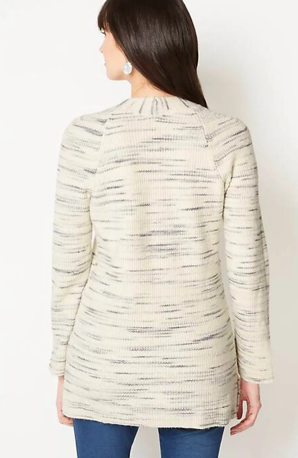 Pure Jill Rib-Textured V-Neck Sweater Tunic | Jjill