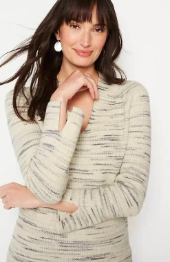 Pure Jill Rib-Textured V-Neck Sweater Tunic | Jjill
