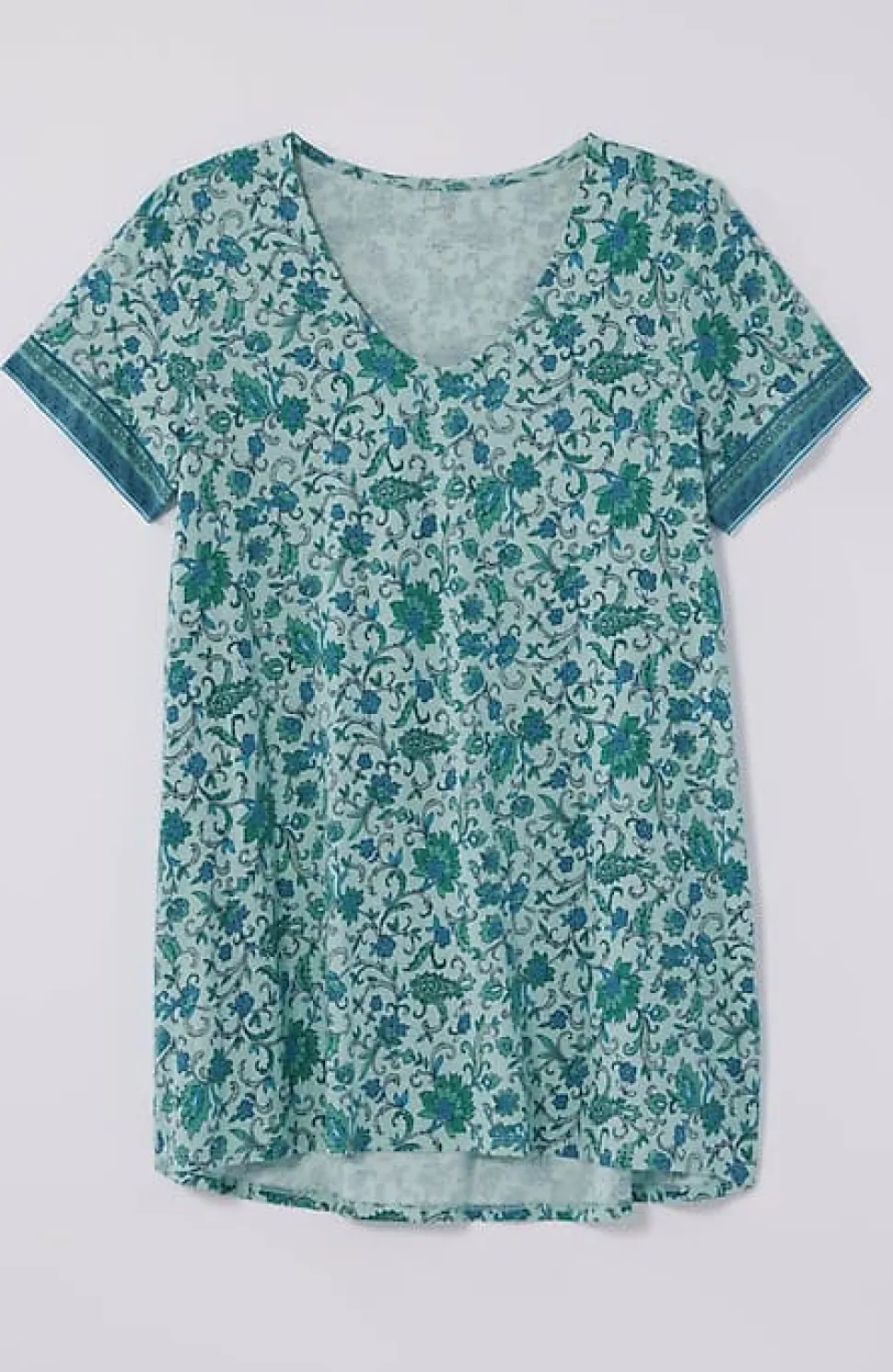 Pure Jill Side-Slit Elliptical Tee | Jjill