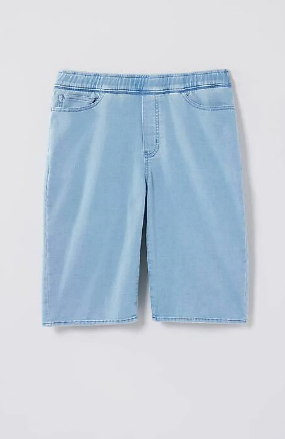 Pure Jill Soft Indigo Pull-On Shorts | Jjill