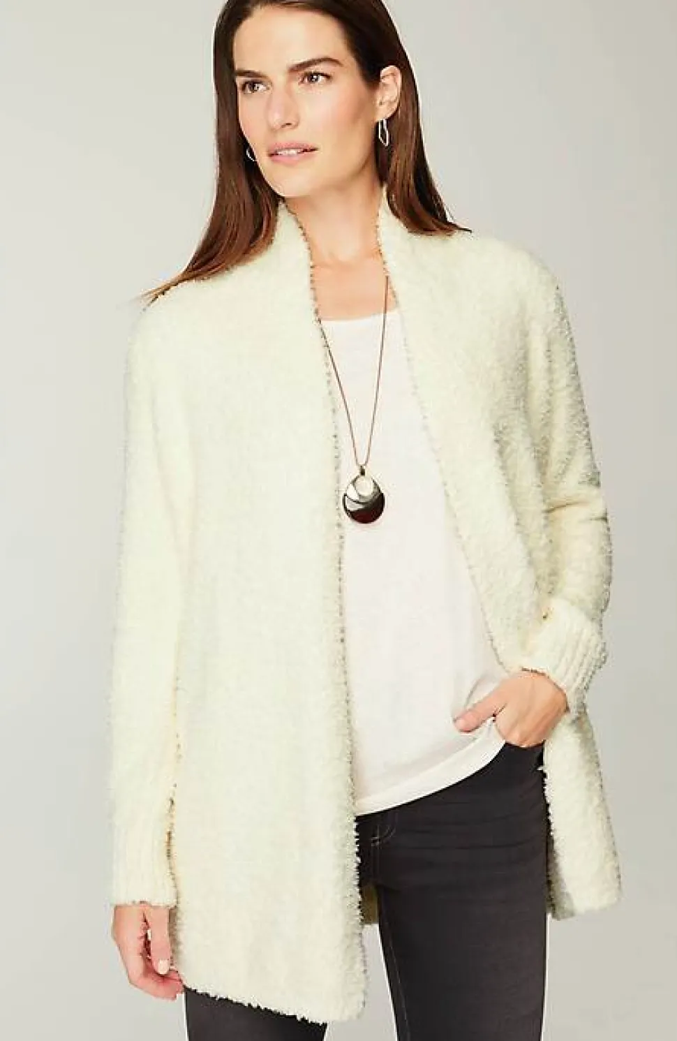 Pure Jill Soft U0026 Cozy Shawl-Collared Cardi | Jjill