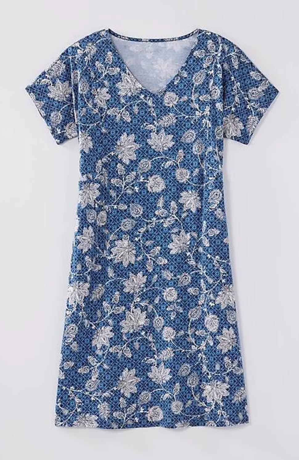Pure Jill Soft-V-Neck T-Shirt Dress | Jjill