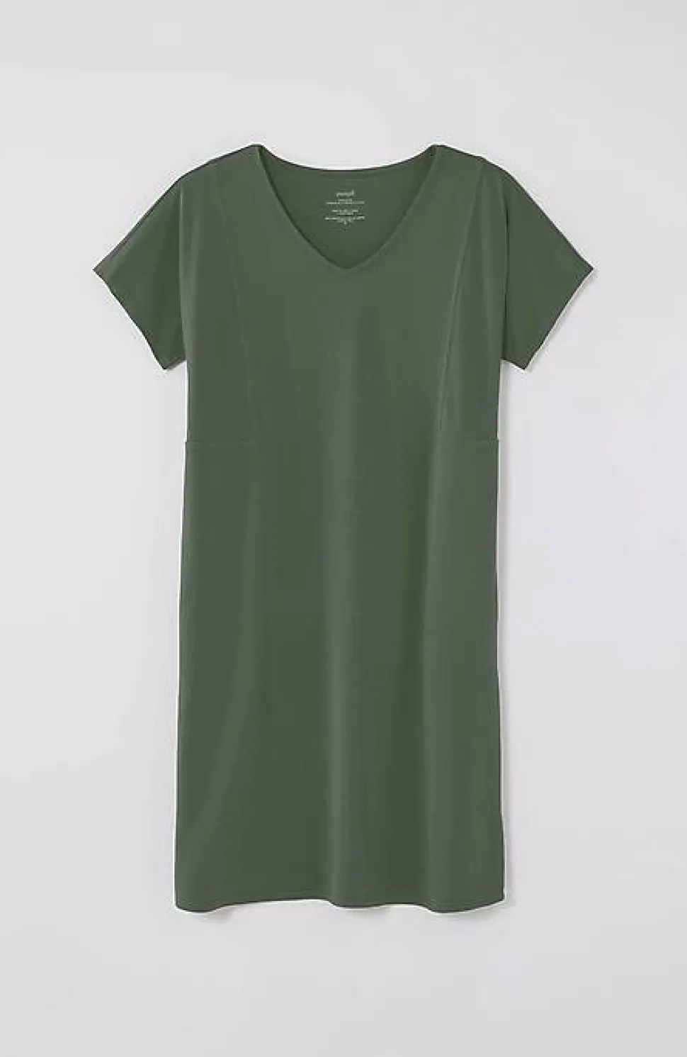 Pure Jill Soft-V-Neck T-Shirt Dress | Jjill