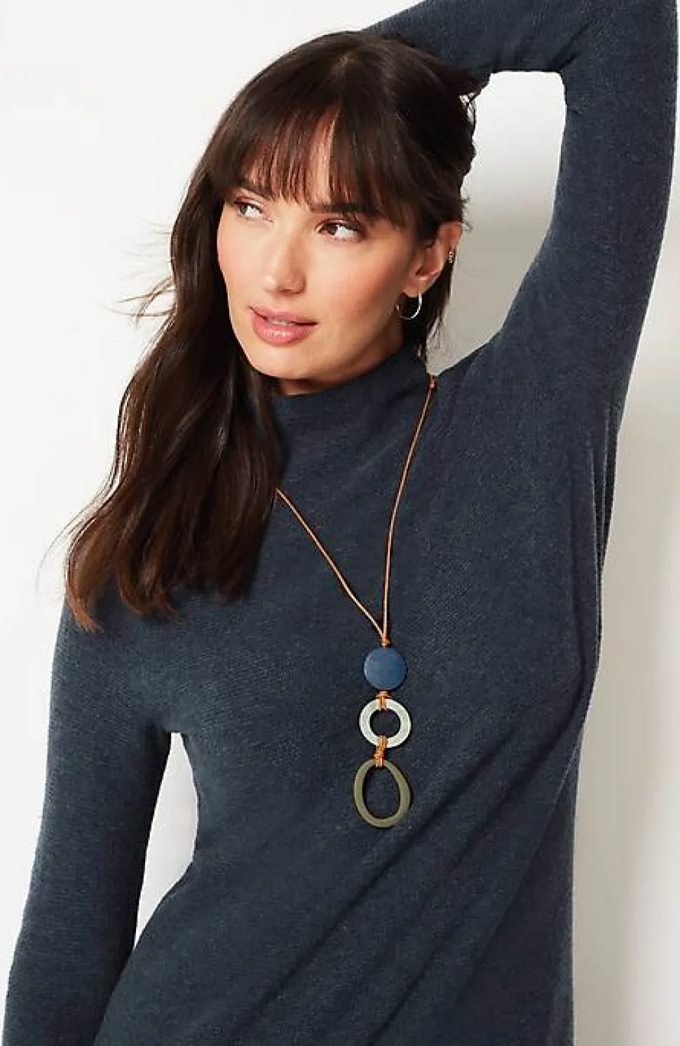 Pure Jill Textured Funnel-Neck Sweater | Jjill