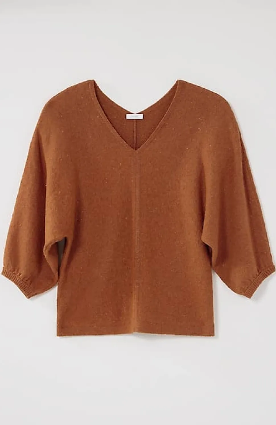 Pure Jill Tweed Double-V Sweater | Jjill