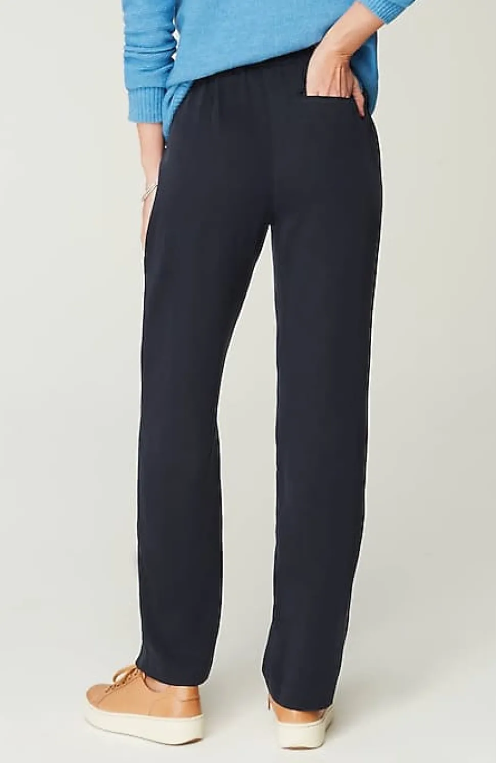 Pure Jill Twill Straight-Leg Pants | Jjill