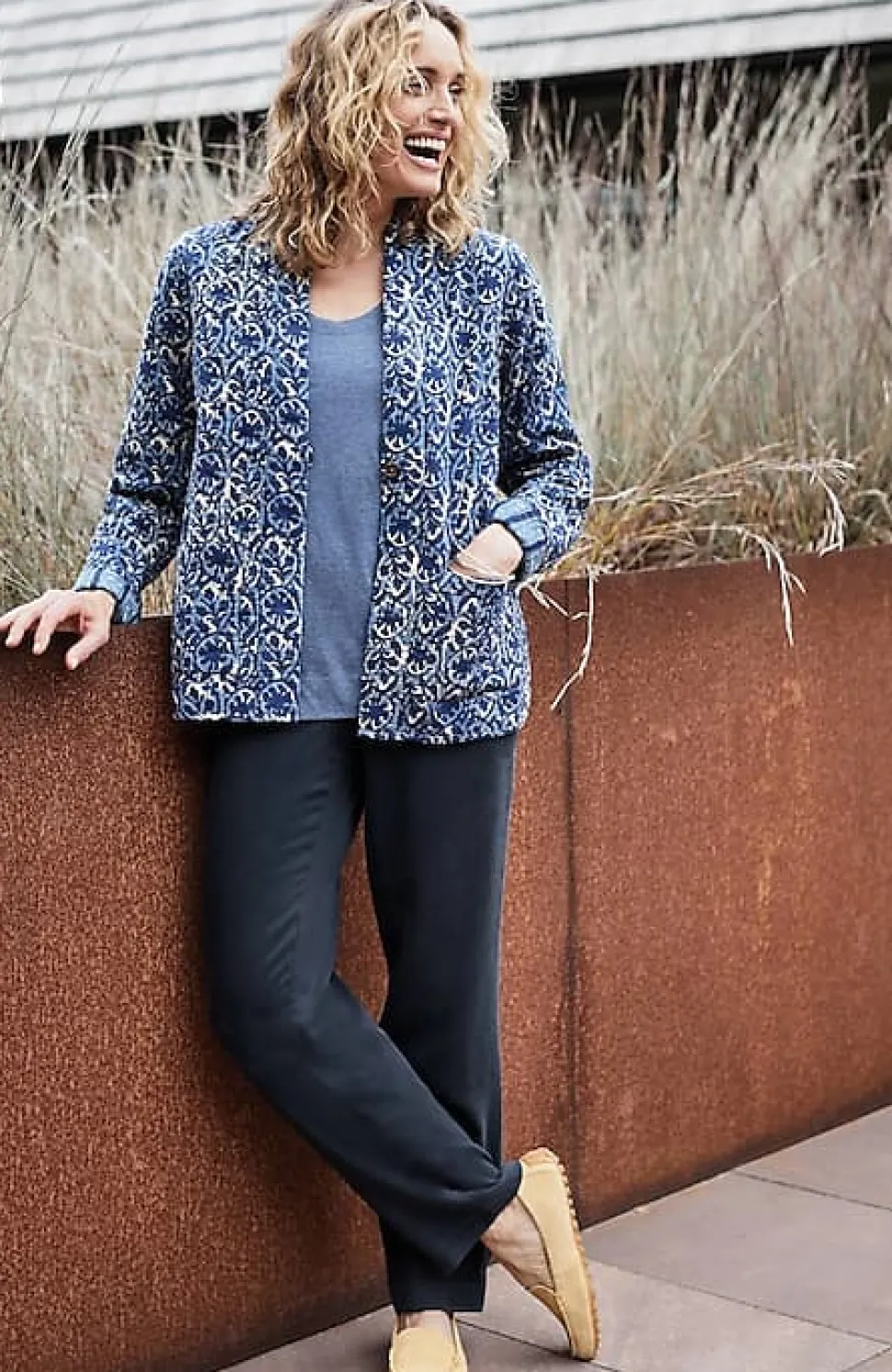 Pure Jill Twill Straight-Leg Pants | Jjill