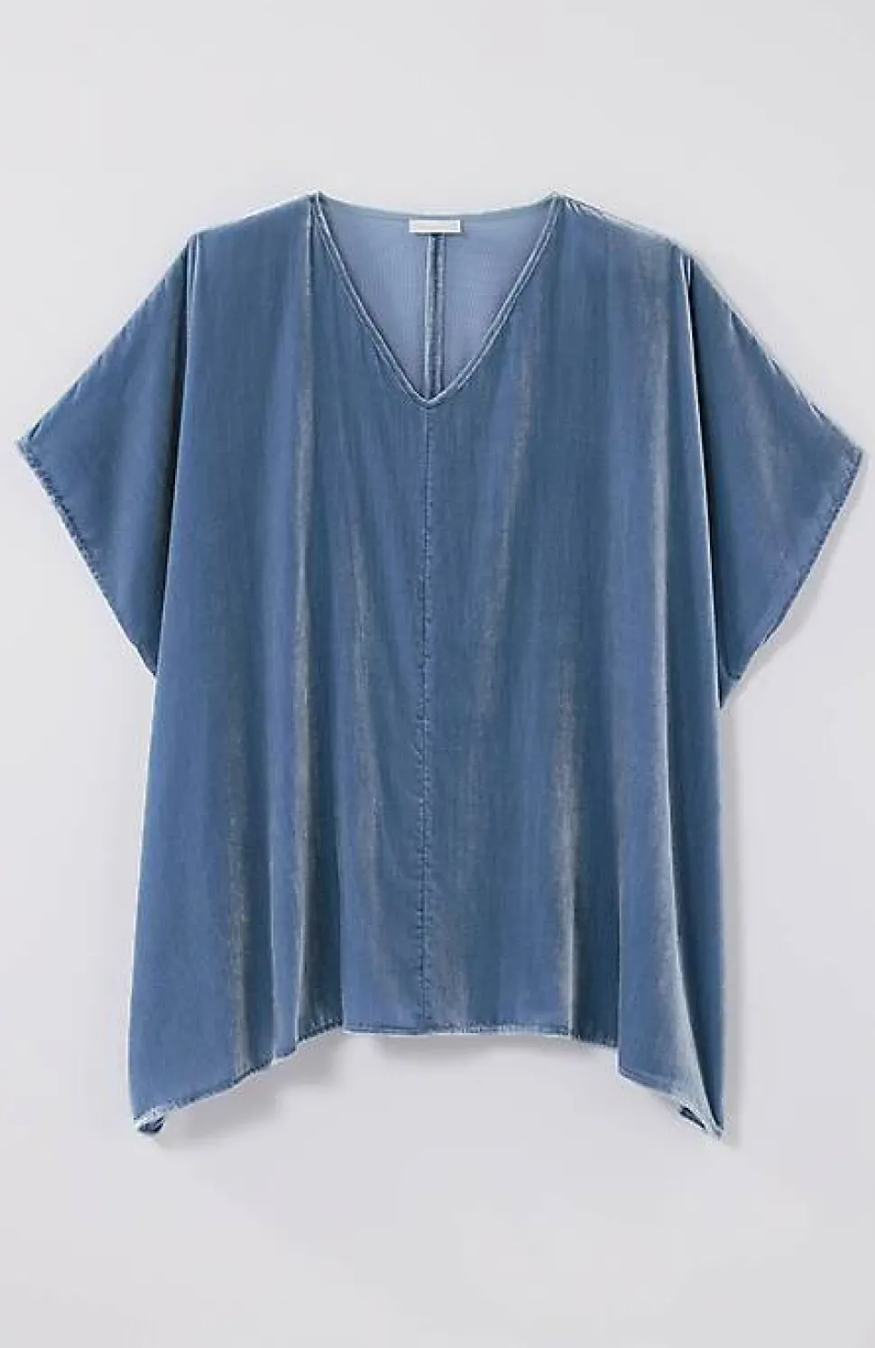 Pure Jill Velvet Seamed Draped Top | Jjill