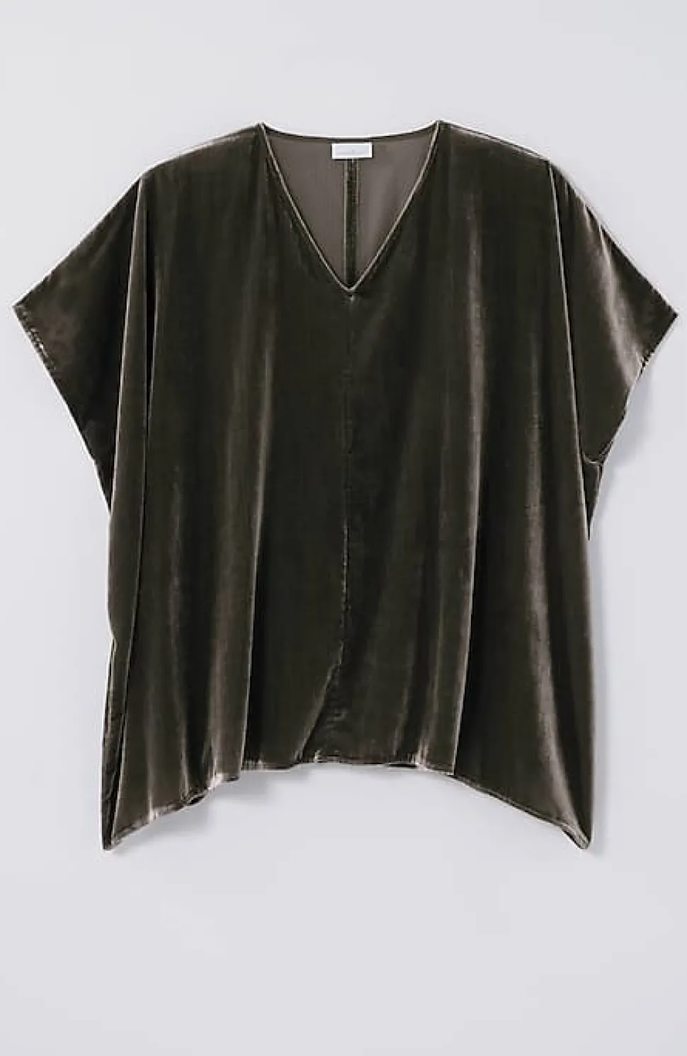Pure Jill Velvet Seamed Draped Top | Jjill