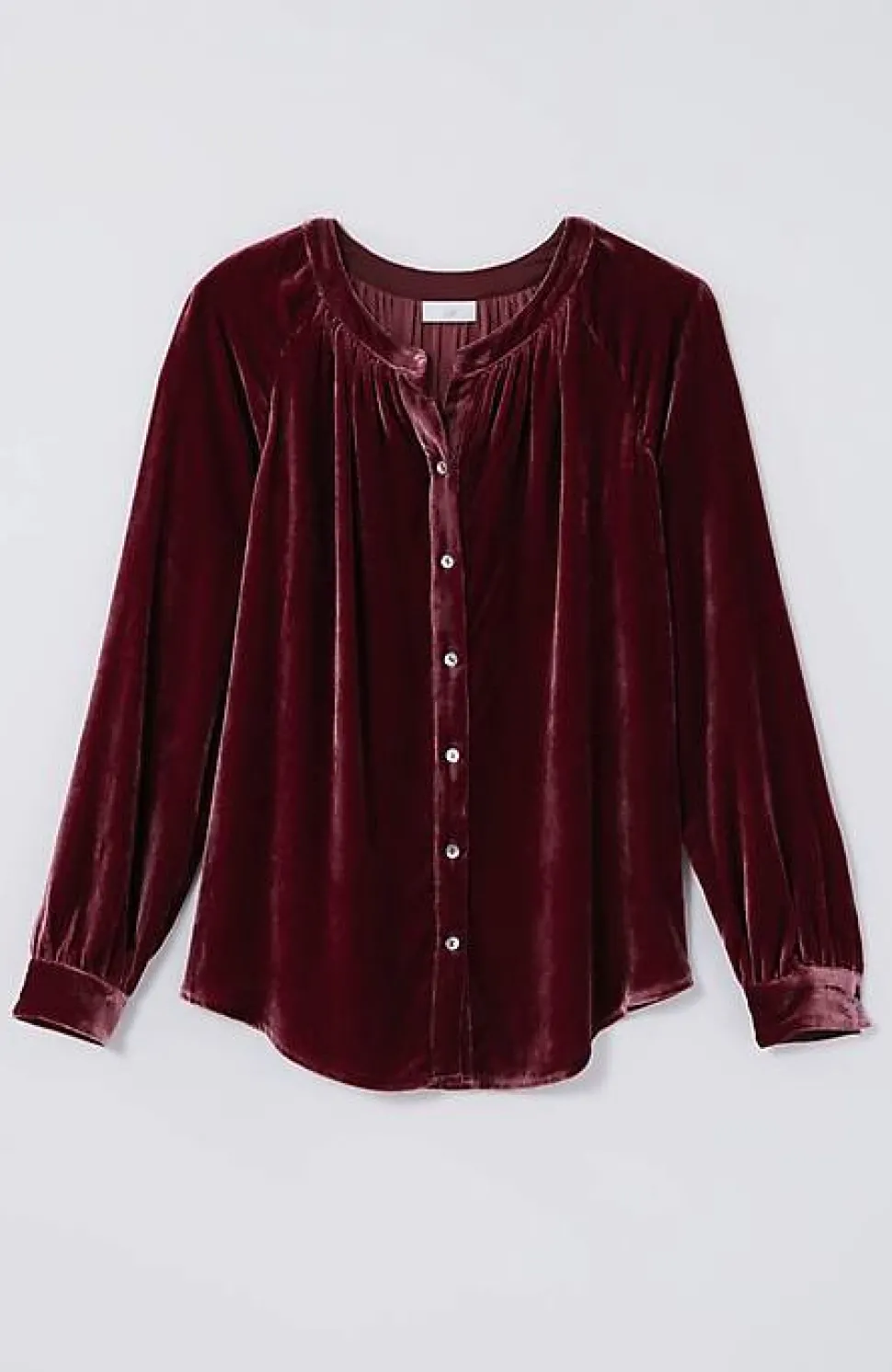 Rayon U0026 Silk Velvet Blouse | Jjill