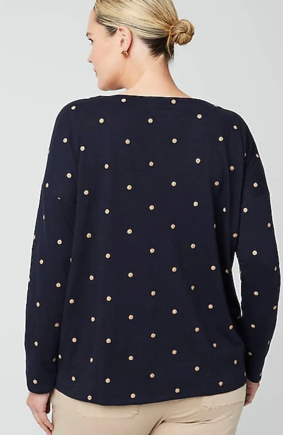 Relaxed Boat-Neck Tee | Jjill