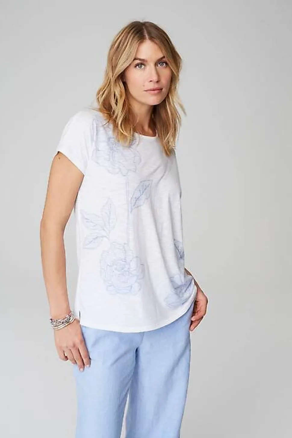 Relaxed Dolman-Sleeve Tee | Jjill