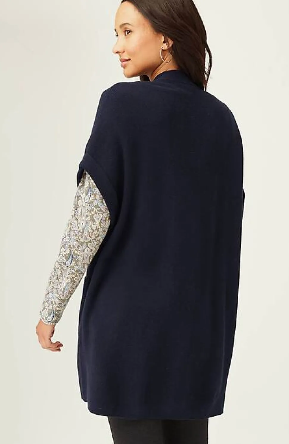 Ribbed Gilet Cardi | Jjill