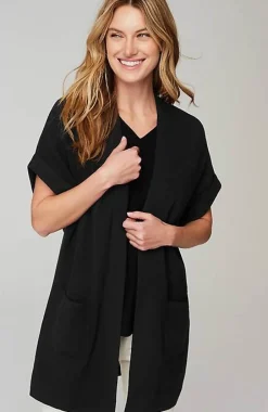 Ribbed Gilet Cardi | Jjill