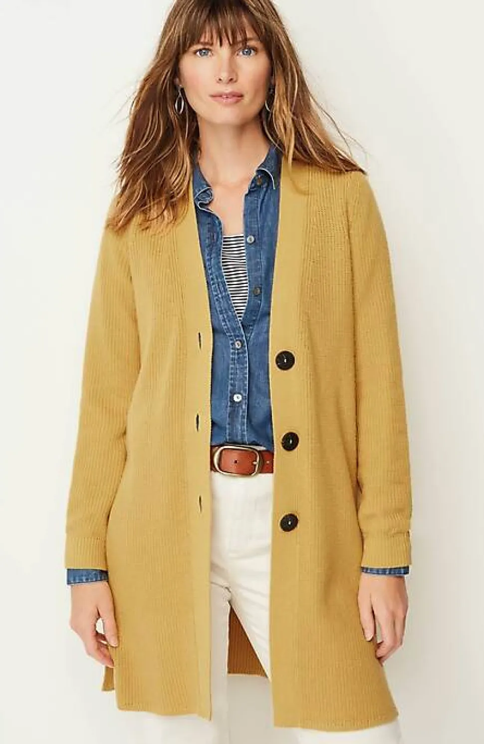 Rib-Textured Cardi | Jjill