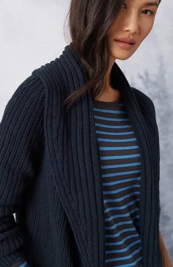 Rib-Textured Open-Front Cardi | Jjill