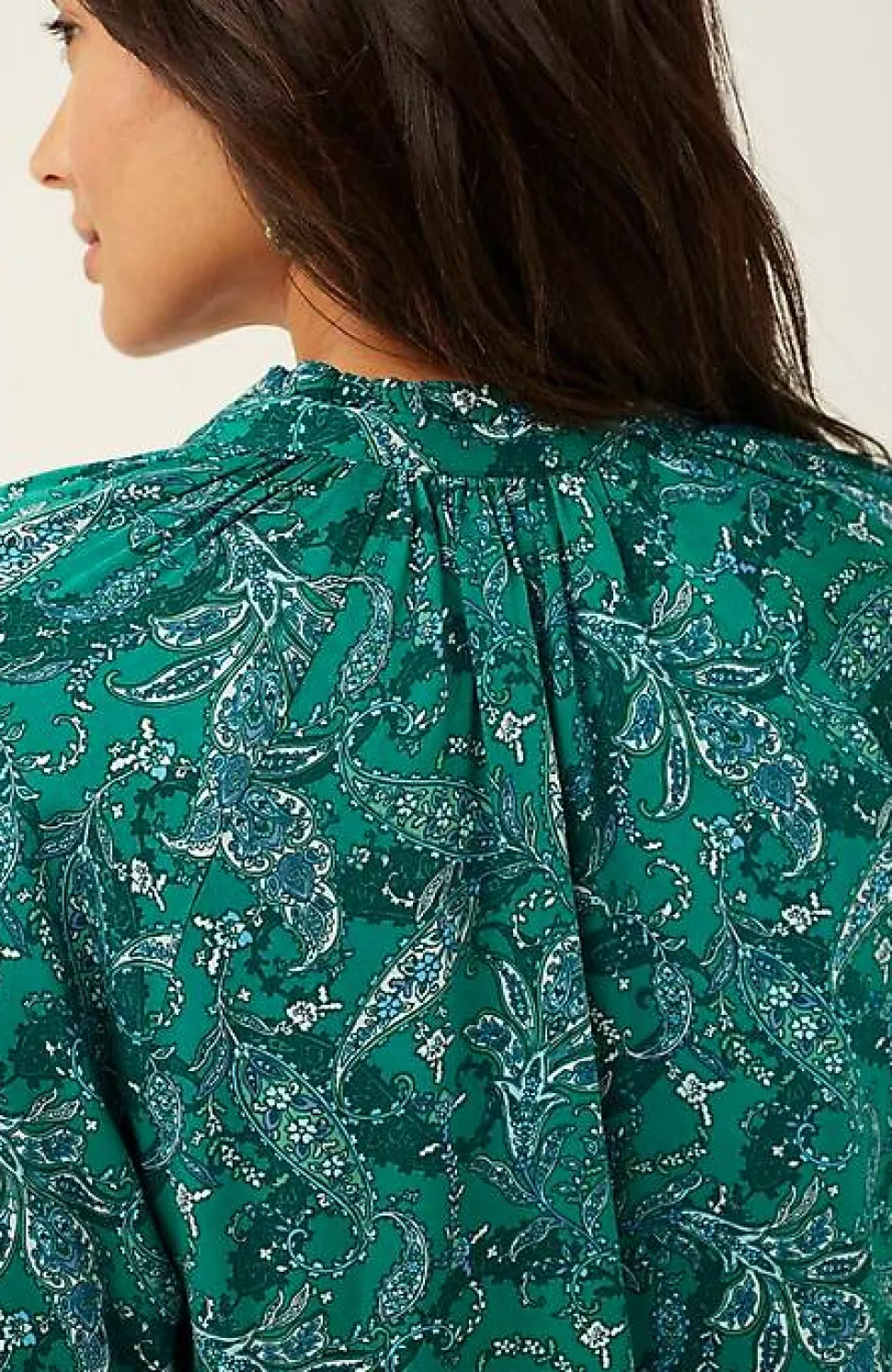 Ruffled Satin Top | Jjill