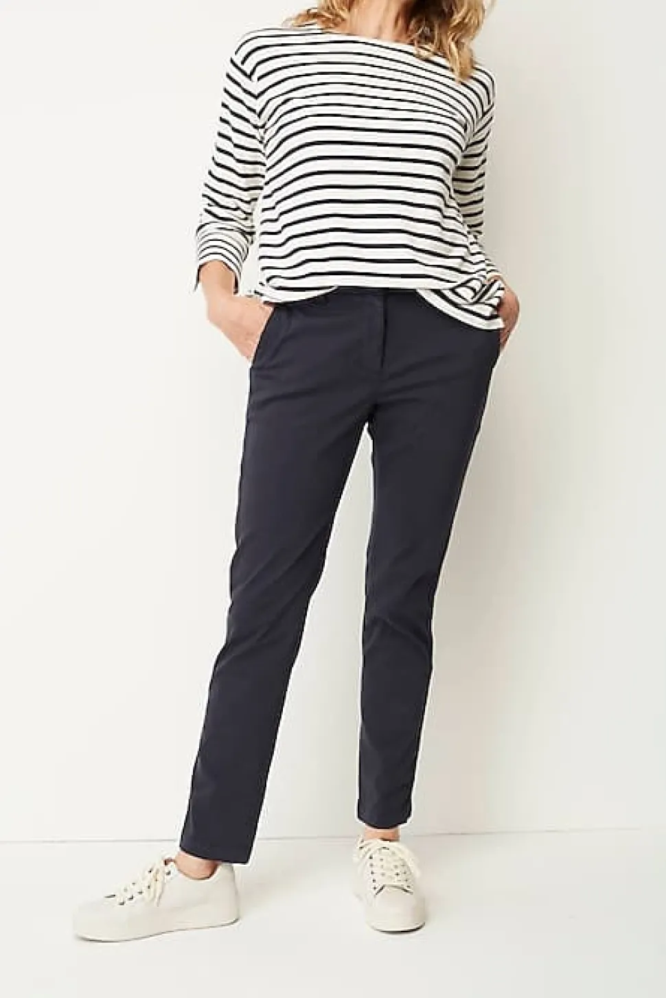 Sateen Slim-Leg Pants | Jjill