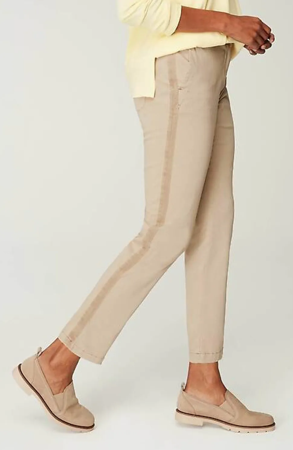 Sateen Slim-Leg Pants | Jjill