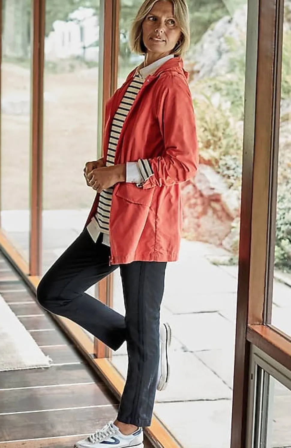 Sateen Slim-Leg Pants | Jjill