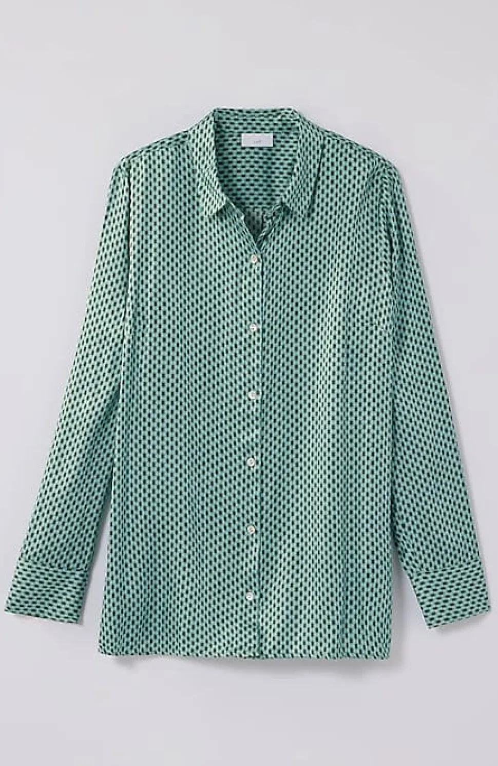 Satin Button-Front Shirt | Jjill