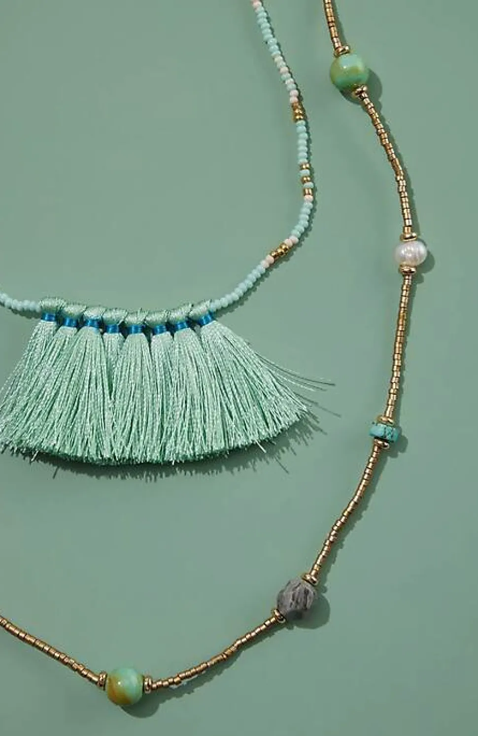 Seaside Oasis Tassel Necklace | Jjill
