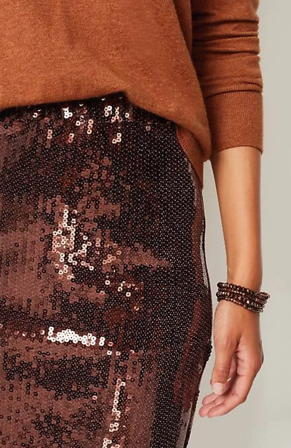 Sequin Pull-On Skirt | Jjill