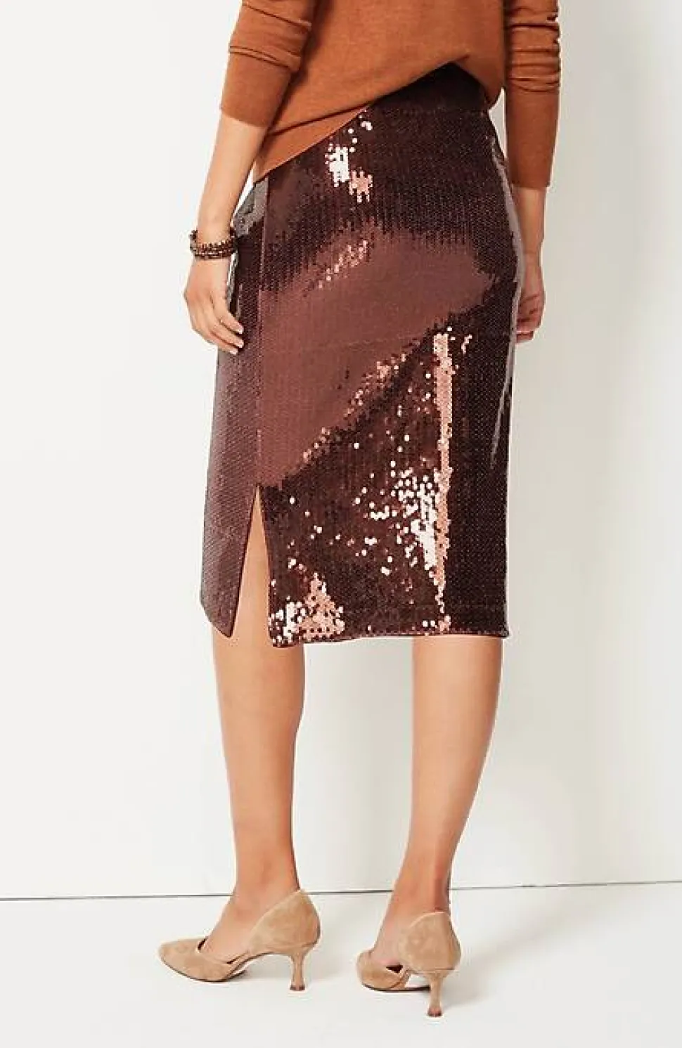 Sequin Pull-On Skirt | Jjill