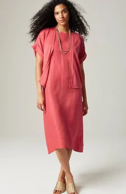 Short Cuffed-Sleeve Open-Front Cardi | Jjill