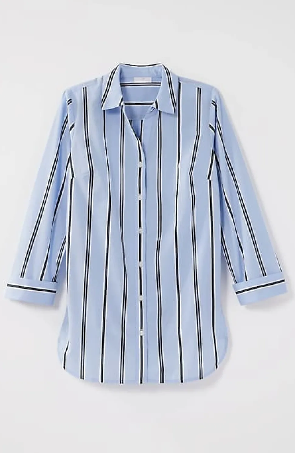 Side-Button Stepped-Hem Tunic | Jjill