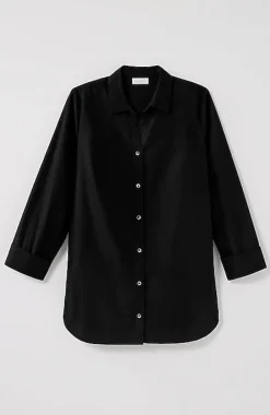 Side-Button Stepped-Hem Tunic | Jjill