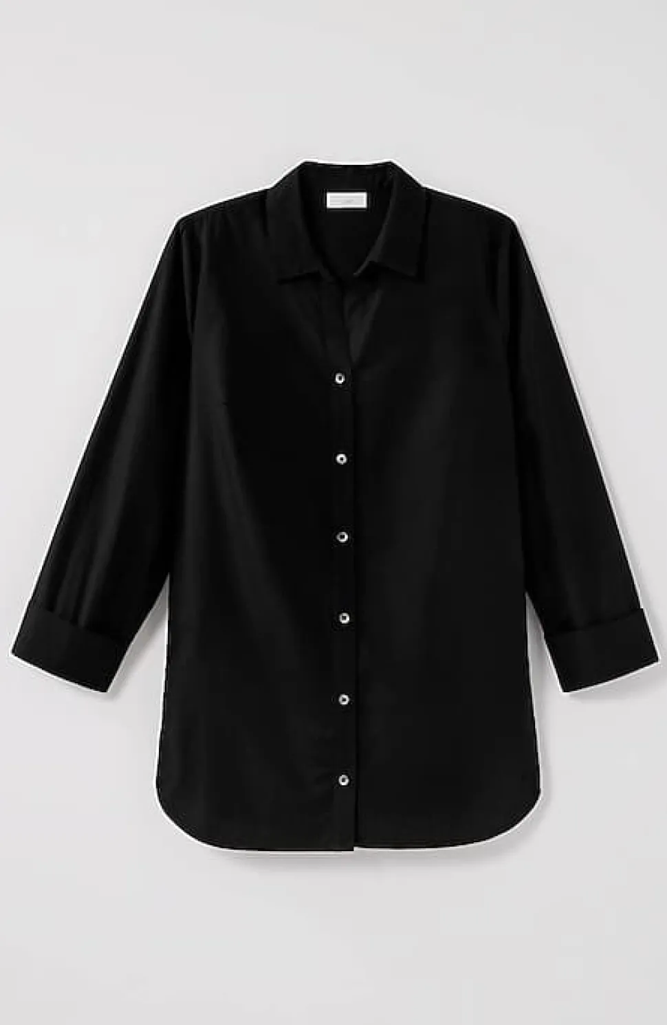 Side-Button Stepped-Hem Tunic | Jjill