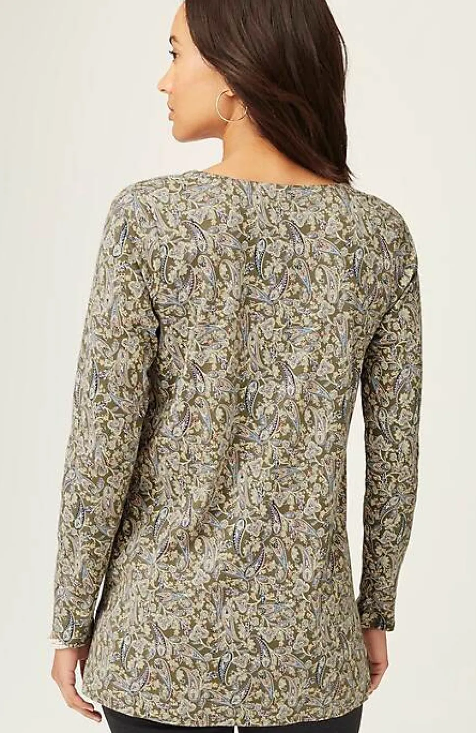 Simply Supima® Side-Slit Tunic | Jjill