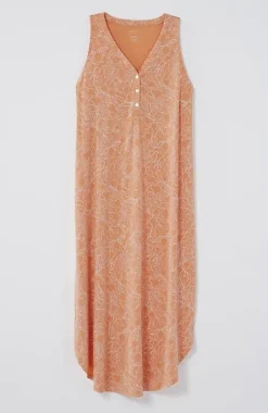 Sleep Ultrasoft Henley Gown | Jjill