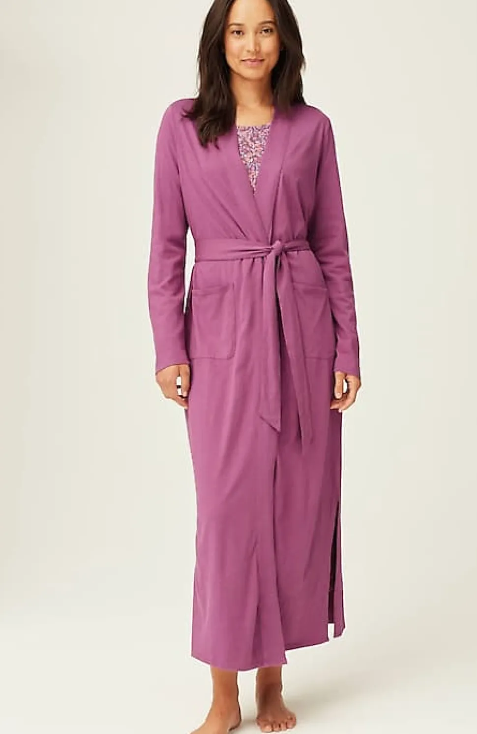 Sleep Ultrasoft Patch-Pocket Robe | Jjill