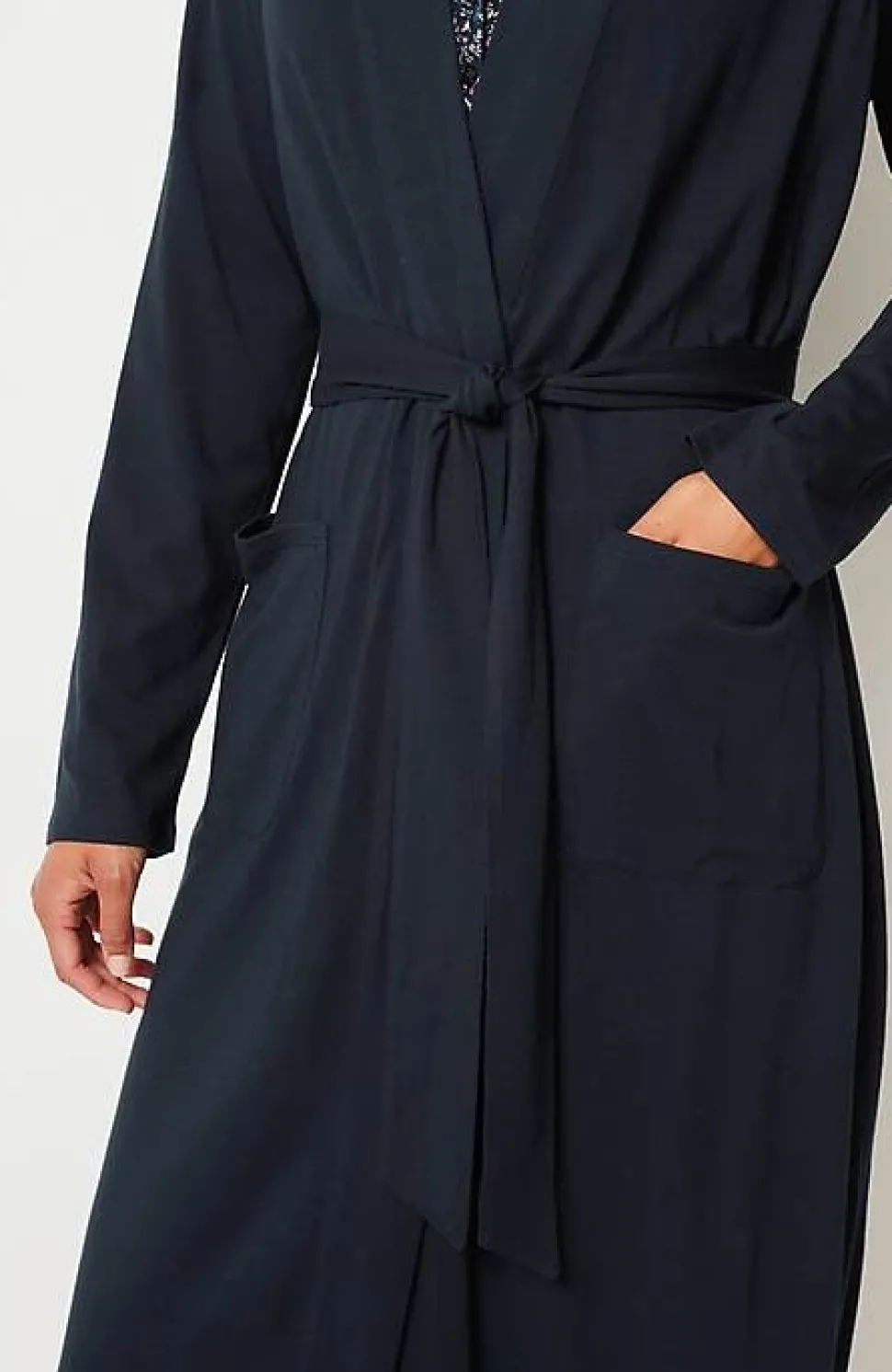 Sleep Ultrasoft Patch-Pocket Robe | Jjill