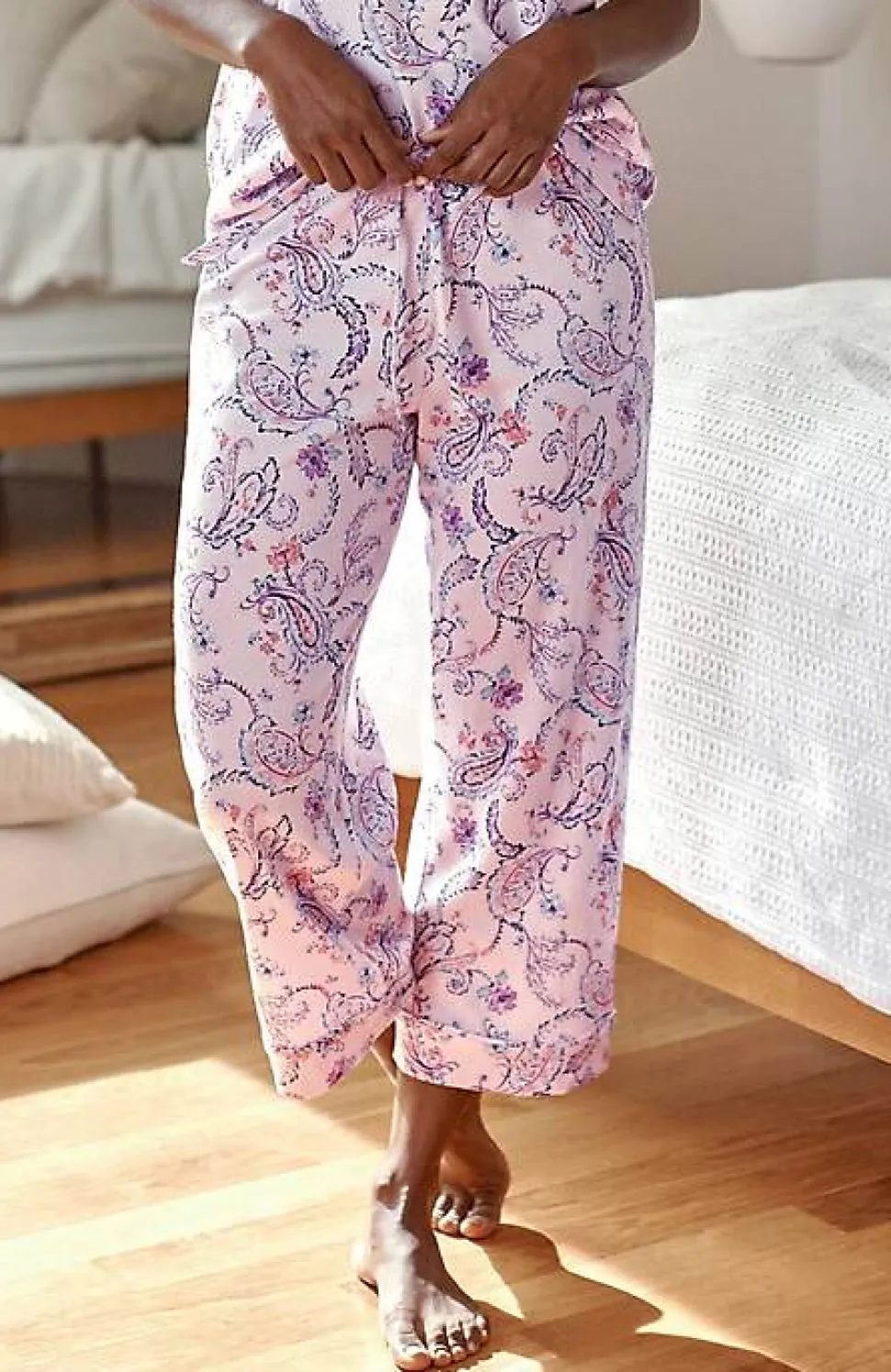 Sleep Ultrasoft Piped Crops | Jjill