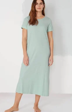 Sleep Ultrasoft Pleat-Back Long Gown | Jjill