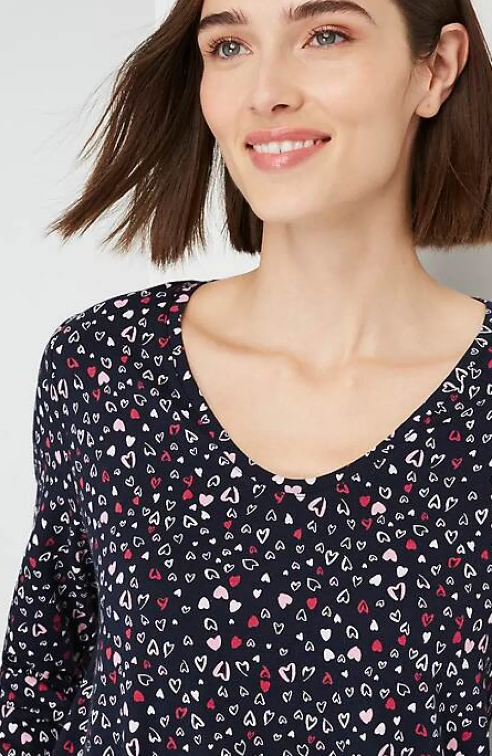 Sleep Ultrasoft 3/4-Sleeve Gown | Jjill